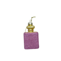 House Vitamin Xmas hanger parfume glass 5x2,5x9,5cm