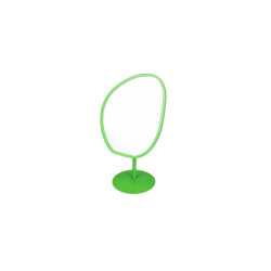 House Vitamin Make up mirror- round green 16,5x12x31,5cm