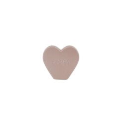 House Vitamin Ornament- candy heart 'happy'- light pink- 13x4x11,5cm