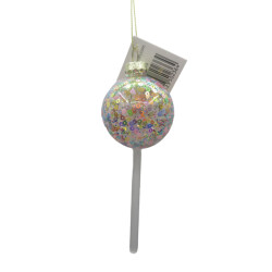 House Vitamin Ornament xmas hanger lol pop glass 5x5x13,5cm