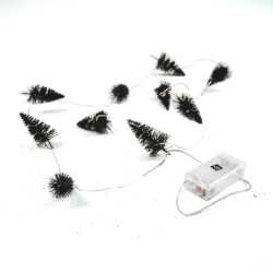 House Vitamin Ledlight xmas garland black 6x3x130cm