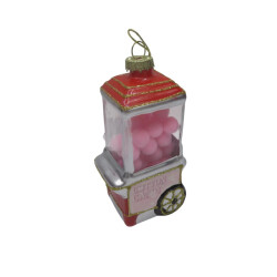 House Vitamin Xmas hanger candy machine glass 6x5x11cm