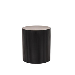 House Vitamin Side table cylinder- mdf black 39x45cm