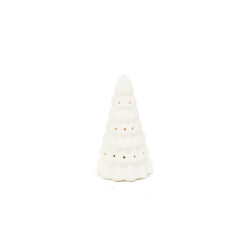 House Vitamin Ledlight xmas tree ceramics white 6x6x10cm