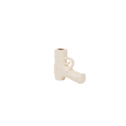 House Vitamin Vase gun ceramics white 12x5x12cm
