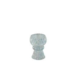 House Vitamin Candle/tealightholder glass clear 6x8cm