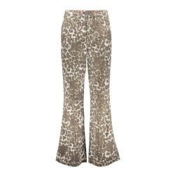 Geisha 51333-10 jeans wide leopard
