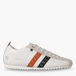 Q1905 Sneaker typhoon sp wit/donkerblauw/oranje