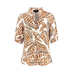 Elvira Collections Blouse cacao bronzed