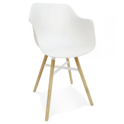 Alterego Stoel met armleuningen melis 565x57x81 cm