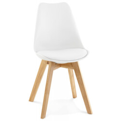 Alterego Moderne stoel teki 56x48x83 cm