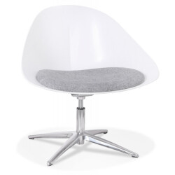 Alterego Daphne design loungestoel 77x65x74 cm