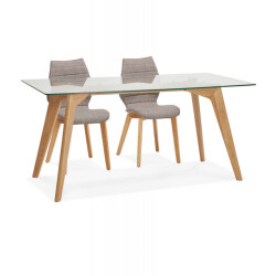 Alterego Salto design eetkamertafel 180x90x75 cm