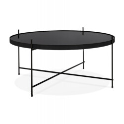 Alterego Kolos salontafel woonkamer 83x83x35 cm