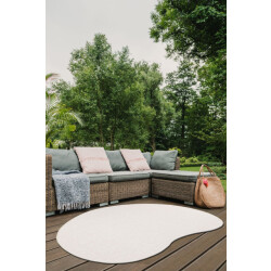 Muratap Brussels uni buitenkleed – organisch effen indoor & outdoor vloerkleed –