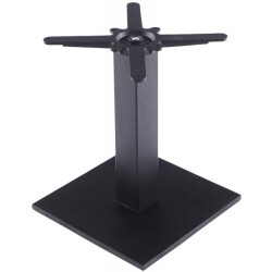 Alterego Nero tafelpoot 40x40x44 cm
