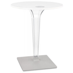 Alterego Limpid ronde terrastafel 68x68x716 cm