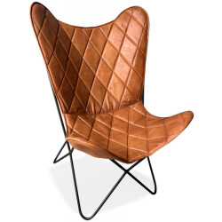 Alterego Fox vlinderstoel 78x72x92 cm