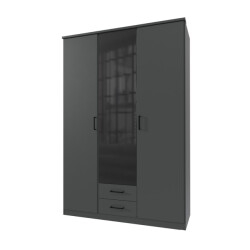 CaliCosy Kast 3 draaideuren met 1 spiegel en 2 laden l135 cm soest
