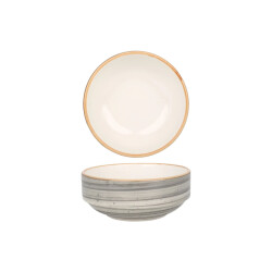 Bonna Serveerschaal aura space porselein 14 cm (500cc) set van 2