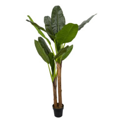 WDMT Kunststof bananenplant groot ø 45 x 160 cm groen