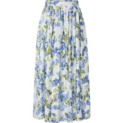 Y.A.S Yassienna hw maxi skirt d2d ecru/sienna print