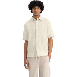 Law of the sea Stag jacquard shirt
