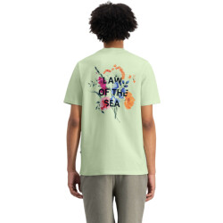 Law of the sea Botanicals backprinted artwork tee