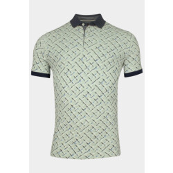 Baileys Polo korte mouw poloshirt 2-tone pique all o 515228/72