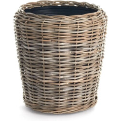 WDMT Rotan drypot ø 50 x 52 cm grijs