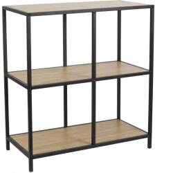 WDMT Vakkenkast billy 66,5 x 72 x 32 cm opbergkast 4 vakken bruin