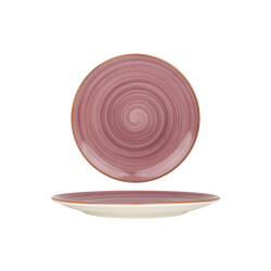 Bonna Dinerbord aura blackberry porselein 25 cm set van 6