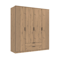 CaliCosy Kast 4 draaideuren en 2 laden l180 cm luebeck