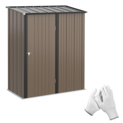 4goodz Outsunny stalen tuinkast balkonkast 100x103x160 cm -