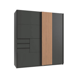 CaliCosy Kast 2 schuifdeuren met 3 laden l180 cm coburg