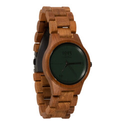 1915 Watches 1915 watch lady real leather night green