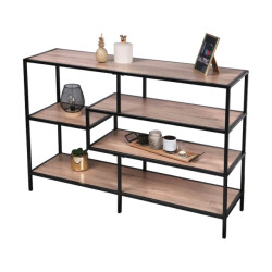 WDMT Bibliotheekkast met 5 houten planken