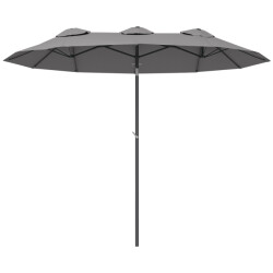 4goodz Outsunny duo-parasol 295x152 cm brede parasol -