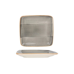 Bonna Serveerschaal aura space porselein 15x14 cm set van 2