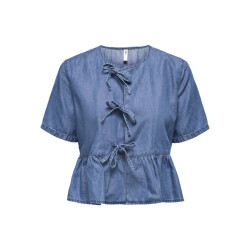 Only Onlbea ss bow dnm shirt bj