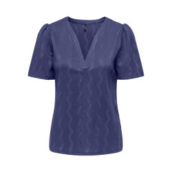 Only Onldia ss v-neck pleat top cs jrs raf