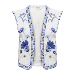 Only Onlthyra life sl emb vest wvn cs dessin