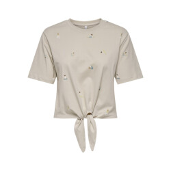 Only Onlbine life ss ladies top box jrs zand