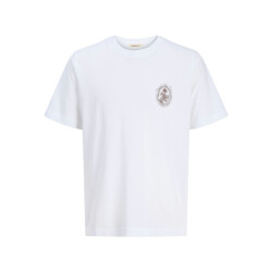 Jack & Jones Jorhydra back tee ss crew neck se25 off-white