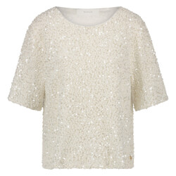 Nukus Octavia top paillet off-white