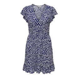 Only Onlclaudette life ss mini dress wvn noos dessin