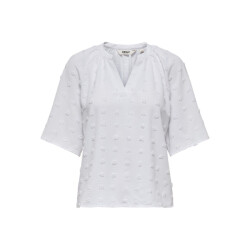 Only Onlivana life 34 dobby v-neck top wvn cs -