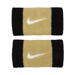 Nike Swoosh dubbel breed polsbandje (set van 2)