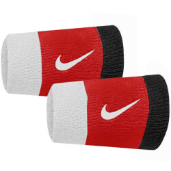 Nike Swoosh kleurenblok polsbandje (set van 2)
