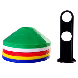 NO10 Vcm-p2s50pb kunststof platte kegels (set van 50)